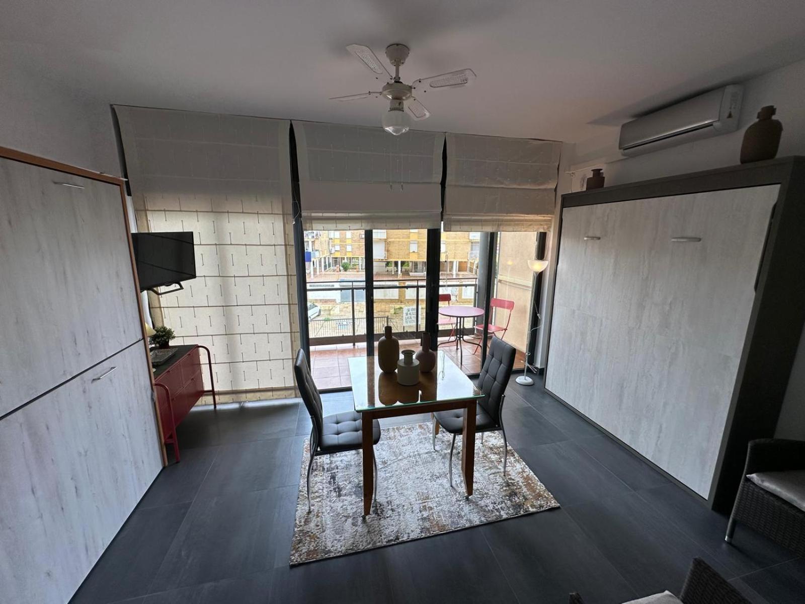 איסלה כריסטינה Estudio Con Piscina Y Garaje A 100 Mtr De La Playa מראה חיצוני תמונה